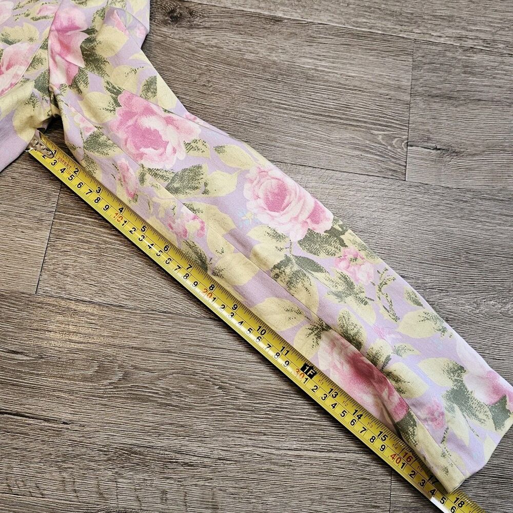 JACLYN SMITH floral spring coat pastel easter blazer jacket pink lilac S - Picture 6 of 12